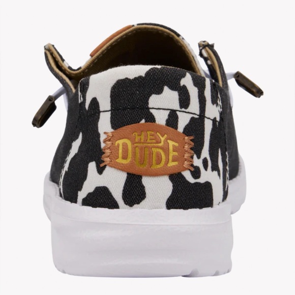 Wendy Boho Cowhide Hey Dudes Size 6 NWT - Picture 4 of 5